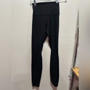 Black lululemon leggings size 2